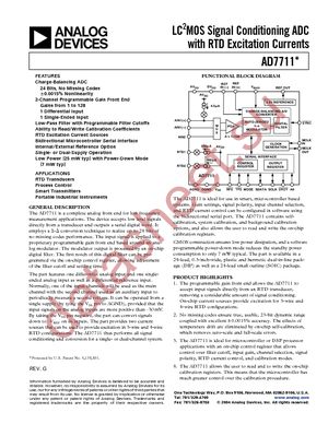 AD7711AARZ datasheet  